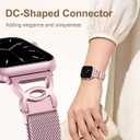 Adorve Slim Milanese loop Compatible with Apple Watch Bands 40mm 41mm 38mm 42mm 44mm 45mm 46mm 49mm Women, Thin Stainless Steel Mesh Loop Magnetic Wristbands for iWatch SE3 Series 11 10 9 8 7 6 5 4 3