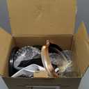 PuffHide Purifer & Smoke Away Purifier Fan Portable Black Gold Adjustable Angle Puff-Hide Purifier Fan, Tabletop Smoke Purifier Filters for Removes Odor (Plug-In)