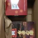 Christmas Lighted Gift Boxes Decorations Set of 4, 3.6Ft Stackable Christmas Nesting Boxes Battery Operated with Timer for Home and Party Decoration