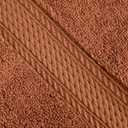 SUPERIOR Egyptian Cotton Ultra Plush & Absorbent, 6 Piece Set, Rust, 6-Piece Towel Set