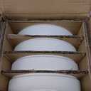 theterra 7.5'' Ceramic Pasta Bowls, Salad Bowls Set of 4, Stoneware Serving Bowls for Fruits, Noodle, Dinner, House-warming Wedding Present, Beige