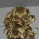 Blonde 70s Disco Wig Farrah Fawcett Wigs for Women Lady Natural Synthetic Full Wigs Vintage Cosplay Costume Hair Wig