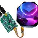 2.5 inch 480x480 400nit VS025Z6M IPS MIPI Round Circle LCD Screen and Micro USB Controller Board 30 pins