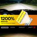 FAHREN 9006 HB4 Led Bulbs , Epic Night Visibility, Powered by 2025 Pro Core (16 Chips Inside), Brightest Light Bulb, 90000Hrs Lifespan, CANBUS Ready, Plug & Play HID, Pack of 2