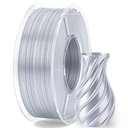 ELEGOO Silk PLA Filament 1.75mm Silver Grey 1KG, Shiny 3D Printer Filament Dimensional Accuracy +/ - 0.02mm, 250g Spool Fits for Most FDM 3D Printers