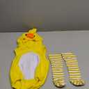 Madjtlqy Halloween Costumes Toddler Baby Boy Girl Flamingo Animal Hooded Sleeveless Romper Jumpsuit Legging Duck Outfits (12-18 Months)