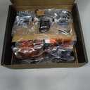 Perlegear Full Motion TV Wall Mount for 13-42 inch Flat or Curved TVs & Monitors up to 55 lbs, Wall Mount TV Bracket with Articulating Arm, Swivel, Tilt, Extension TV Mount, Max VESA 200x200mm, PGSF6