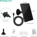 Solar Panel for Blink Camera, Solar Panel 4W Compatible with Blink Outdoor 4 (4th Gen) Camera, Solar Charger for Camera Outdoor with 13.12Ft Outdoor Power Cable, Adjustable Mount, IP65 Waterproof