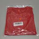 Girls Summer Short Sleeve T Shirts Casual Kids Tops Crewneck Tees Tween Girls Basic Clothes 12-13 Years (Red)