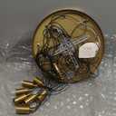 9-Light Modern Living Room Chandelier Gold Brass Finish Crystal Ceiling Pendant Lights LED Dimmable 54W 6000K Staircase Large Chandeliers for Entryway Lobby Foyer High Ceiling Chandeliers