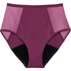 THINX Period Underwear, Hi-Waist Comfort-Stretch Panties, Absorbent Menstrual Underwear Holds Up to 12 Tampons* All-Day, Size: M