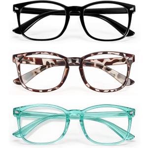 Reading Glasses for Women Men 5-Pack Anti-Glare UV400