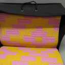 Anidaroel Ombre Outdoor Rugs 8x10 for Patios Clearance, Waterproof Camping Rugs for Outside RV, Reversible Plastic Straw Mat, Large Outdoor Area Rug for Deck, Backyard, Picnic(Orange&Pink,8x10')