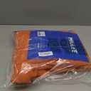 MIULEE 2 Panels Burnt Orange Semi Sheer Window Curtains Elegant Grommet Top Window Voile Drapes/Treatment Linen Textured Panels for Bedroom Living Room Fall Decor (54X84 Inches)