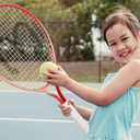 Kids Tennis Balls, Pressureless Tennis Balls for Kids Practice, Made of Premium Durable Felt, Idea for Little Beginner Training (Kids 36Ft (75% Slower Speeds))