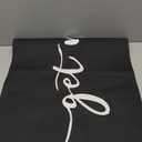 MUGINYU Get Naked Long Black Bathroom Rug,Funny Quick Dry Bath Mat Absorbent Non-Slip Thin fit Under Door,Diatomite Stone Bathroom Runner Rug for Floor Mats with Rubber Backing (16"x 43")