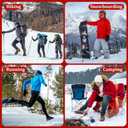 Mens Merino Wool Socks Thermal Winter Sock Thick Warm Wool Socks Holiday Gifts for Men Suitable for Home and Outdoor (A1-blue/Green/Orange/Red/White)