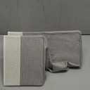 Stair Basket for Carpeted and Wooden Stairs - Foldable Staircase Basket for Stairs with Handle, Step Stairs Storage Basket for Toys, Clothes, Books, Tools, Magazine (Grey, 16" L x 10" W x 16" H) (Gray)