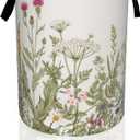 Laundry Hamper, Retro Wild Flowers Botanical Laundry Basket,Waterproof Foldable Storage Bin for Bedroom,Clothes Organizer Basket,Toys Box 16x20 Inch