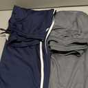 Real Essentials 2 Pack: Men's Mesh Open Bottom Sweatpants Gym Active Athletic Workout Casual Pants with Pockets (Big & Tall) XXL