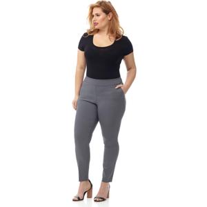 Rekucci Curvy Woman Ease into Comfort Skinny Plus Size Pant w/Tummy Control, 22W