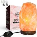 POHS 1012 Inch Tall, 1115 lbs Extra Large Himalayan Pink Salt Lamp | 100% Authentic Natural Hand-Carved Crystal Rock Salt Lamp with Wooden Base, Dimmable Cord & Bulb Replacement Included