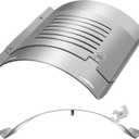 PB1230 Flame Broiler, Flame Broiler Slide Cover and Bottom Kit for Pit Boss 1230 Pellet/Gas Combo Grill, Compatible with PB1230CC, PB1100PSC2, PB550G, Grill Replacement Parts for Pellet Smoker