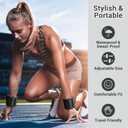 Sportneer Wrist & Ankle Weights for Women Men - 1 Pair (1 lb/2 lb Each) | Adjustable Weighted Bracelet Silicone Bangles for Yoga, Dance, Pilates, Cardio, Aerobics, Gym, Pool Exercises and Jogging