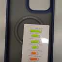 TORRAS Magnetic Shockproof for iPhone 16 Pro Max Case, [4X Military-Grade Protection] [Compatible with MagSafe] Translucent Case for iPhone 16 Pro Max Anti-Scratch Guardian 6.9" (Blue)