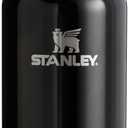 STANLEY All Day Slim Bottle 20-34 OZ | Twist off Lid with Leakproof Seal | Slim Design for Travel & Gym | Insulated Stainless Steel | BPA-Free (Black Gloss)