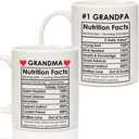 Breezy Valley Grandparents Gifts from Grandkids, Mothers Day Gifts for Grandma from Grandson Granddaughter - Best Fathers Day Gift for Grandfather, Happy Birthday Gift Grandparents Coffee Mug