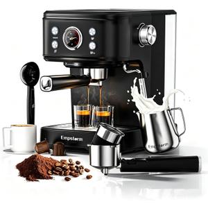 Empstorm 20 Bar Espresso Machine with Milk Frother Steam, for Nespresso Original Capsules Espresso maker 2 IN 1 expresso maker, Professional Cappuccino Expresso Machine for Home Or Office