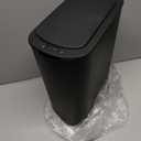 TIPGO 5 Gallon Motion Senor Bathroom Trash Can with Lid, Automatic Garbage Can Touchless, Smart Plastic Waste Basket for Narrow Spaces, Bathroom, Office, Bedroom, Living Room (Black)