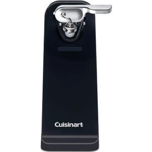 Cuisinart Can Opener with One-Touch Operation, Electric Can Opener for Kitchen Including Magnetic Lid Holder, Automatic Can Opener with Easy Clean Design and Nonslip Base, Black, CCO-50BKN