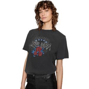 Rebecca Minkoff Women's T-Shirt (Medium), Dark Stone Wash