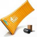 ZOOOBELIVES Inflatable Camping Sleeping Pad, 4-Inch Thick Full Air Support, No Bottoming Out for Side Sleepers, Camping & Backpacking Mattress with Built-in Foot Pump, Durable & Compact Airlive2000