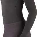 Truform Lymphedema Compression Arm Sleeve, 20-30 mmHg Post Mastectomy Support, Dot Top Grip Band, Black, Medium