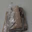 LALILO Beige Grey Kitchen Curtains Abstract Art Valances for Windows Blackout Window Treatment Valances Rod Pocket Curtain Valance for Bathroom Bedroom Living Room Cafe,52 X 18 Inch, 2 Panel