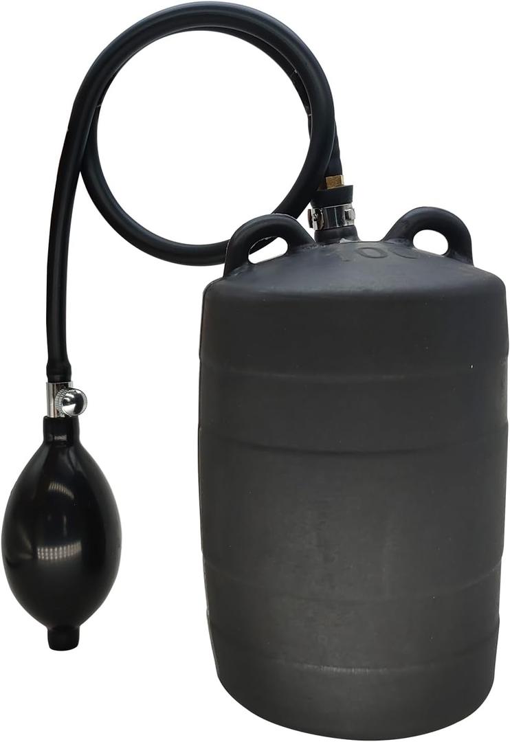 Sewer Test Plug - Inflatable Pipe Plug Balloon, Self-contained Hand Inflatable (4 inches)