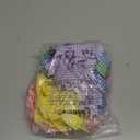 Meseey 50 Pcs Gingham Ribbon Bows with Twist Tie 2.5" Pink Purple Blue Yellow Green and White Buffalo Check Premade Bows for Gift Wrapping Basket Wedding Baby Shower Brithday Party (Spring)