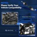 Maxfavor FWD CV Axle for 2007 2008 2009 2010 2011 2012 2013 2014 2015 2016 2017 Jeep Patriot, Latitude North Sport 2.0L 2.4L L4, Only fit Front-Wheel Drive Manual Trans, CV Axle Shaft Front Left Right