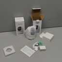 Security Cameras Indoor, 2K 5G&2.4Ghz WiFi Camera for Security Home with 911 Monitor Alert, 360 PTZ Baby/Pet/Dog Camera AI Search Motion Detection, Color Night Vision, Speaker, US Cloud Storage, 2Pack (White)