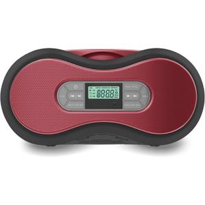 Portable Bluetooth CD Boombox with Digital FM Radio