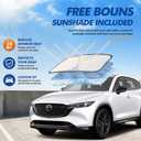 Car Cover Waterproof All-Weather,Heavy-Duty Outdoor Full Exterior Automobiles SUV(Length up to 181 inch) with Windshield Sun Shade Universal Fit Subaru CrossTrek,Audi Q3,Soul,Element etc