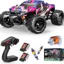 Pink Remote Control Car for Girls, Fast rc Cars for Girls 1:18 Scale Monster Truck with 40+ KM/H Speed 4WD Off-Road RC Truck, Dual Rechargeable Batteries, Toys for 8 9 10 11 12 Year Old Girl Gifts