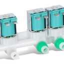 SUMNEW DC97-15459G Water Inlet Valve Assembly (Upgrade) Not Easy to Leak, Compatible WIth Samsung Washer Replaces Wa52m8650av a4,3276197,AP5623056,PS4220861,EAP4220861