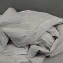 Anmao Flax Linen Curtains for Living Room 102 Inch Length 2 Panels Set, Light Filtering Sheer Window Curtain Drapes for Bedroom with Nickel Grommet, 52 Inch Wide Each Panel, Ivory Color