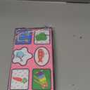 Tummy Time/Baby Mirror Toys, Black and White High Contrast Tabletop Mount Baby Newborn Toys 0 3 6 Months Brain Development, Sensory Texture Piano Infant Toys 0 3 6 Months with Squeaker