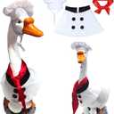 Halloween Dog Costumes 3PACK Pet Chef Hat Chef Coat with Red Scarf Funny Chef Uniform Baker Cooking Clothes Halloween Outfits for Small Medium Large Dogs Cats Puppy Kitten Cosplay Apparel (S/M)