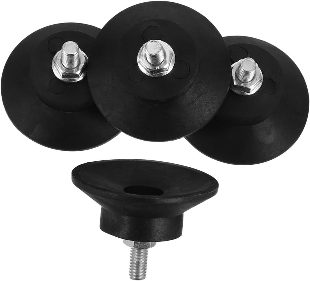Housoutil 4pcs Vibration Cushion for Appliances Durable Rubber Feet Protectors for Washing Machines Furniture Compressors Threaded Design for Stability